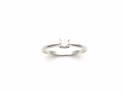 9ct White Gold Diamond Solitaire Ring