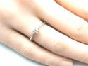 9ct White Gold Diamond Solitaire Ring