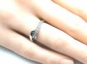 18ct White Gold Diamond Crossover Band