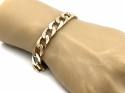 9ct Yellow Gold Patterned Curb Bracelet