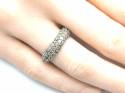 9ct Champagne Diamond Pave Ring