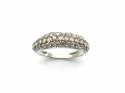 9ct Champagne Diamond Pave Ring