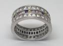 Silver Multi Cz Full Eternity Ring