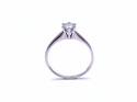 9ct Synthetic Moissanite Solitaire Ring