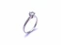 9ct Synthetic Moissanite Solitaire Ring