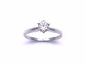 9ct Synthetic Moissanite Solitaire Ring