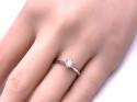 9ct Moissanite Solitaire Ring