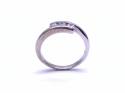 9ct White Gold 3 Stone Ring