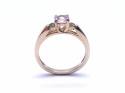 9ct Yellow Gold Topaz Solitaire Ring