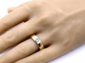 9ct Yellow Gold Diamond Band Est 0.25ct