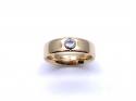 9ct Yellow Gold Diamond Band Est 0.25ct