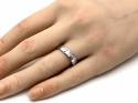 Palladium Diamond set Wedding Ring