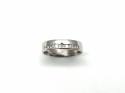 Palladium Diamond set Wedding Ring