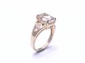 9ct Spodumene & Diamond Dress Ring