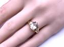 9ct Spodumene & Diamond Dress Ring