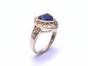 9ct Yellow Gold Iolite Solitaire Ring