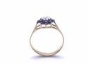 9ct Sapphire & Diamond Cluster Ring