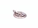 9ct Lady with Flower Charm/Pendant