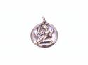 9ct Lady with Flower Charm/Pendant