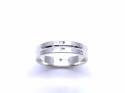 18ct White Gold Wedding Ring