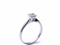 9ct White Gold Diamond Cluster