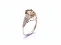 9ct Yellow Gold Quartz Solitaire Ring