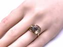 9ct Smokey Quartz Solitaire Ring