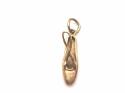 9ct Yellow Gold Ballet Slipper Charm