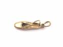 9ct Yellow Gold Ballet Slipper Charm