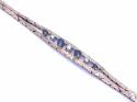 9ct Sapphire & Diamond Bracelet