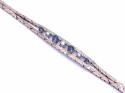 9ct Sapphire & Diamond Bracelet