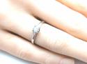 18ct White Gold Diamond Solitaire Ring