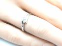 18ct White Gold Diamond 2 Stone Ring