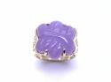 14ct Purple Jade Dress Ring