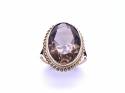 9ct Smokey Quartz Solitaire Ring