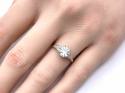 18ct Yellow Gold Old Cut Diamond Solitaire Ring