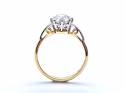 18ct Yellow Gold Old Cut Diamond Solitaire Ring
