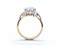 18ct Yellow Gold Old Cut Diamond Solitaire Ring