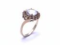 9ct Yellow Gold Topaz Cluster Ring