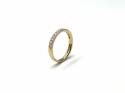 18ct Yellow Gold Diamond Claw Set Eternity Ring