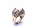 14ct Opal Diamond & Peridot Ring
