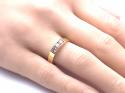 18ct yellow Gold Diamond 3 Stone Ring