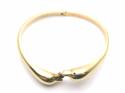 14ct Sapphire Set Dolphin Bangle