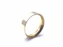 18ct Yellow Gold Flat Wedding Ring