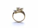 9ct Yellow Gold 3 Stone Pearl Ring