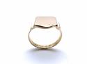 15ct Rose Gold Shield Signet Ring 1922