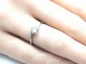 18ct White Gold Diamond Solitaire Ring