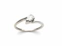 18ct White Gold Diamond Solitaire Ring