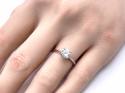 Platinum Diamond Solitaire Ring 1.03ct