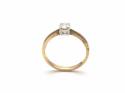 9ct Yellow Gold Diamond Solitaire Ring